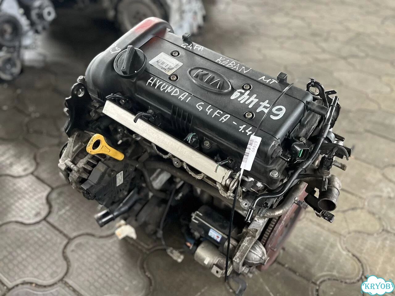 Двигатель G4FA 1.4л Gamma на Hyundai Solaris фото 10