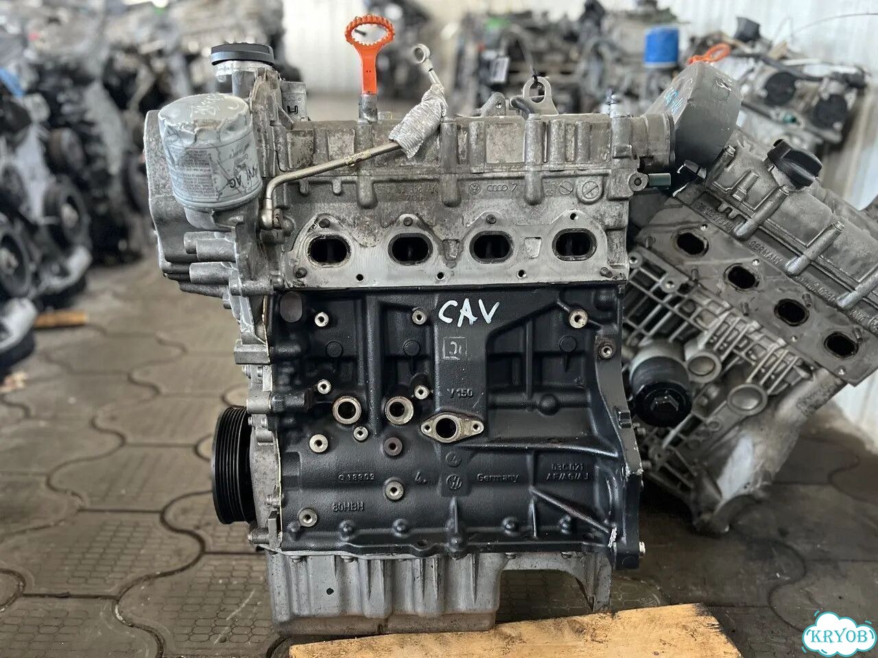 Двигатель CAV 1.4л TSI на Seat Altea фото 3