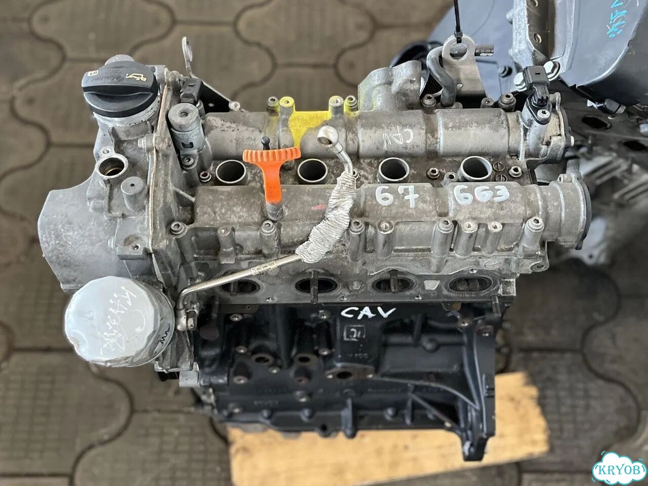 Двигатель CAV 1.4л TSI на Seat Altea фото 5