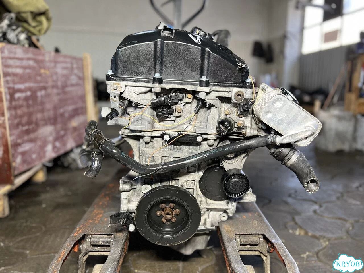 Двигатель N52B30AF 3.0л R6 на BMW 7 Series (E65) фото 5