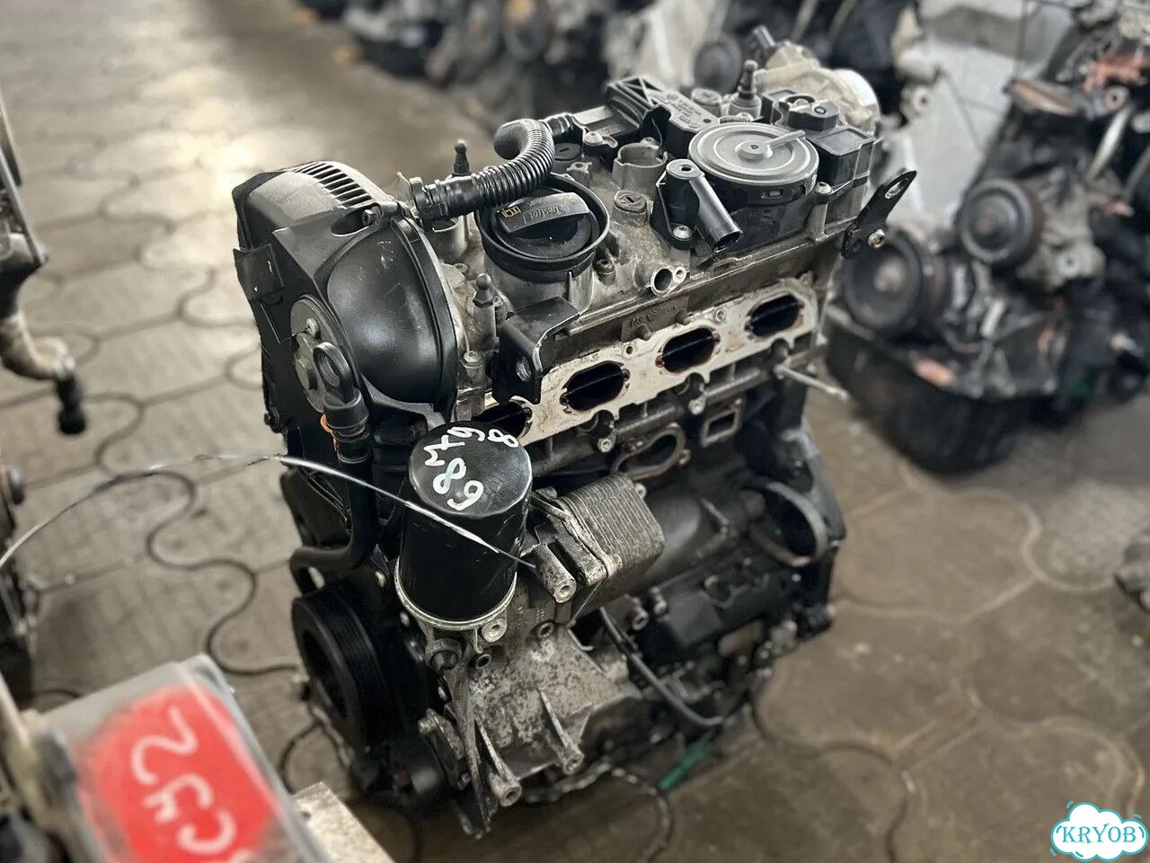 Двигатель BZB 1.8л tfsi на Audi A6 (C6) фото 4
