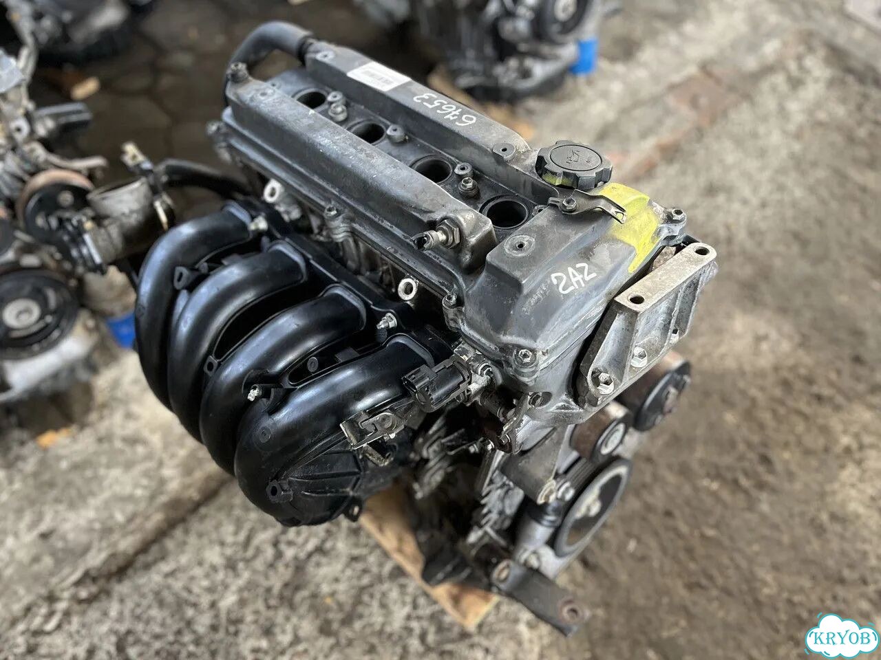 Двигатель 2AZ-FE 2.4л R4 на Toyota Avensis фото 4