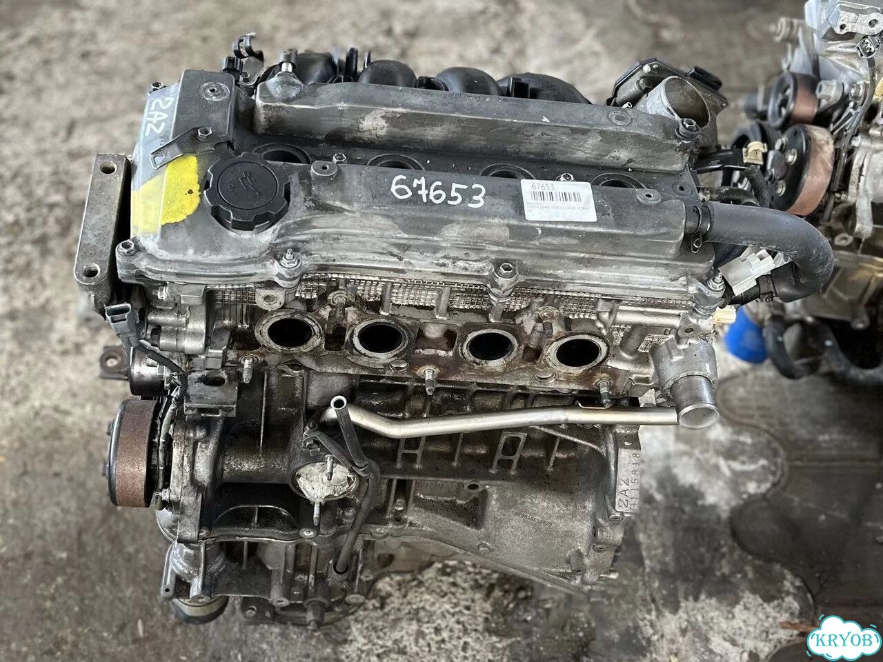 Двигатель 2AZ-FE 2.4л R4 на Toyota Avensis фото 7
