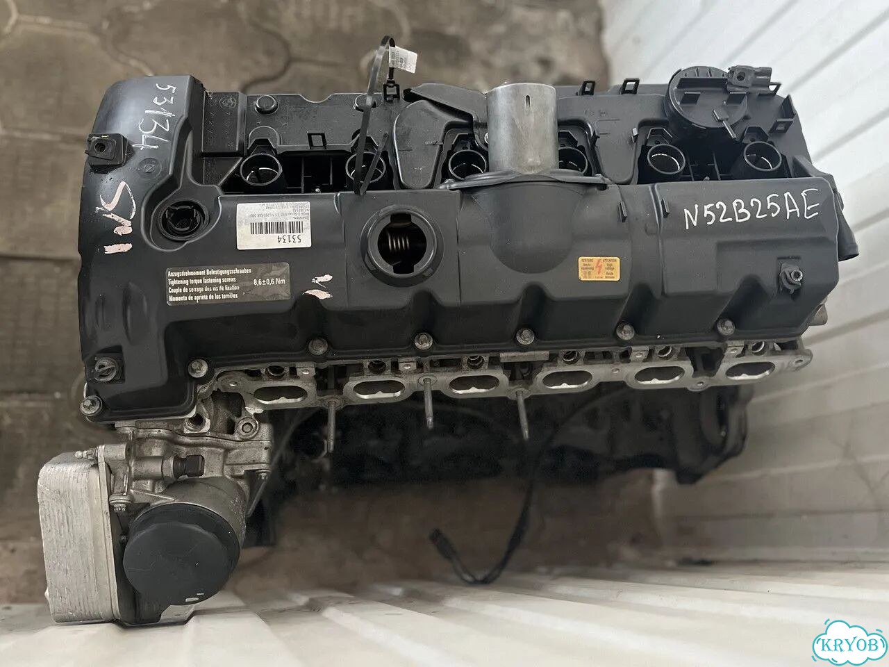 Двигатель N52B25AE 2.5л R6 на BMW Z4 (E85) 2.5si фото 9