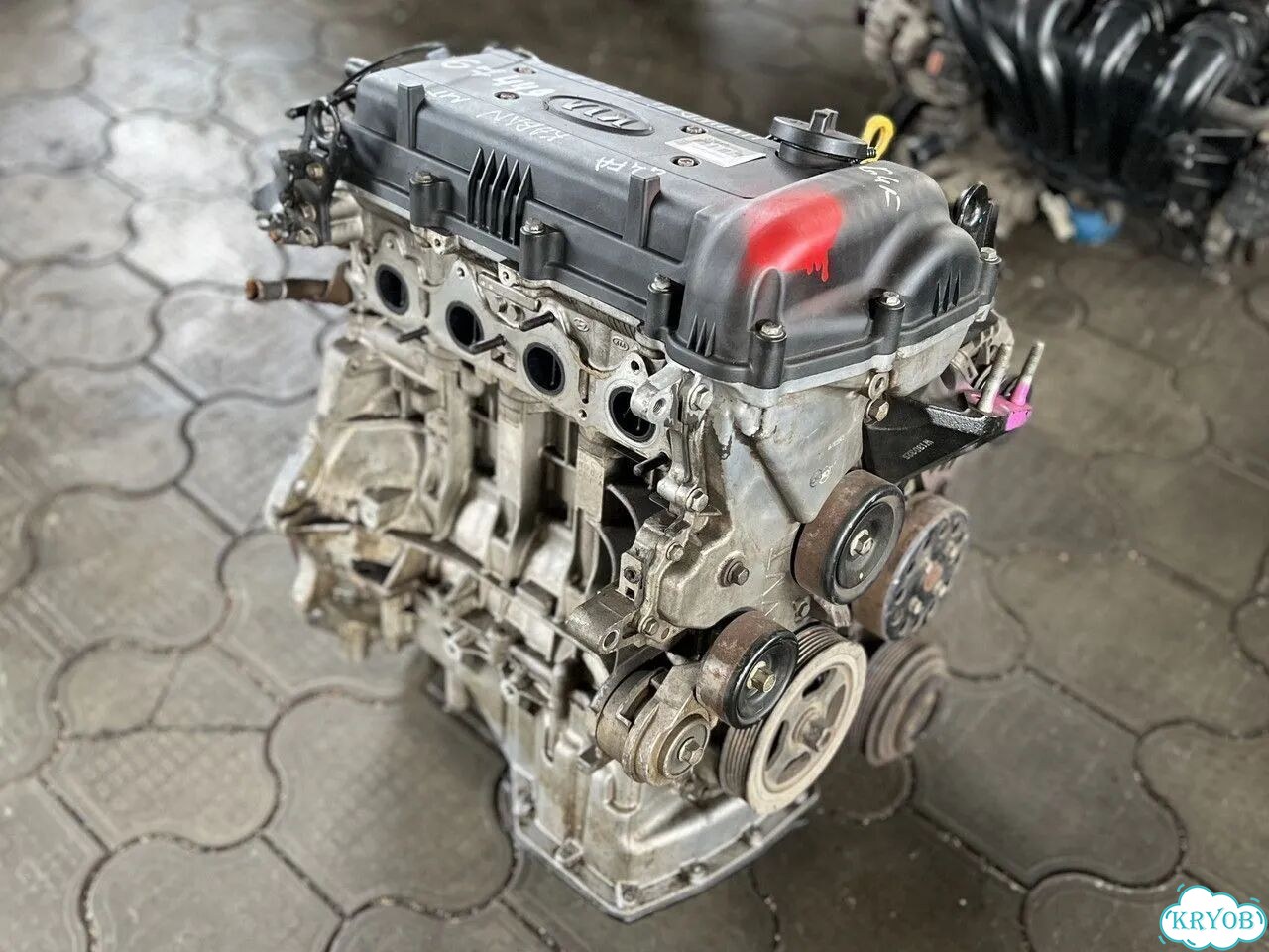 Двигатель G4FA 1.4л Gamma на Hyundai i20 фото 5