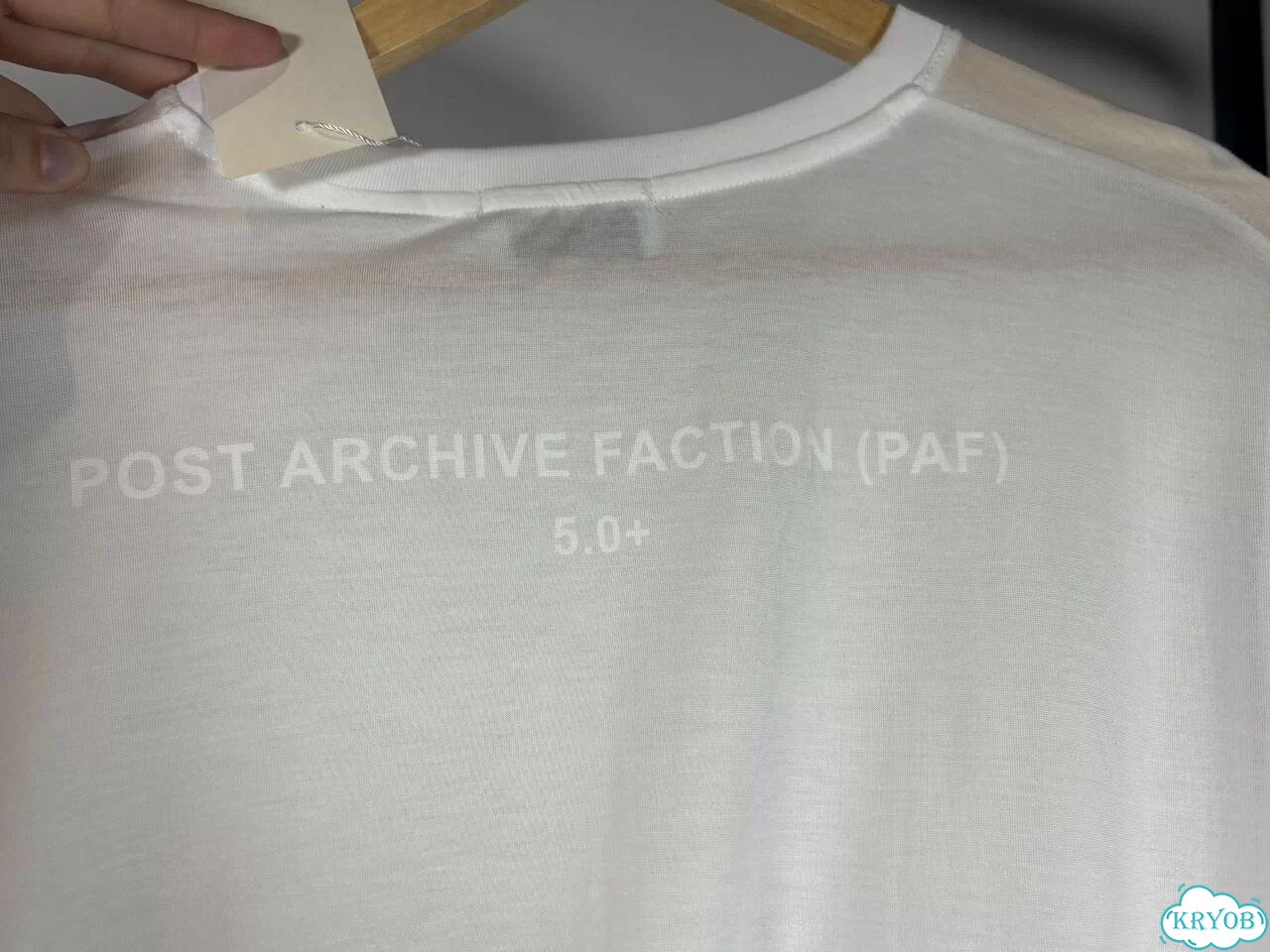 Футболка Post Archive Faction 5.0+ на руках фото 3