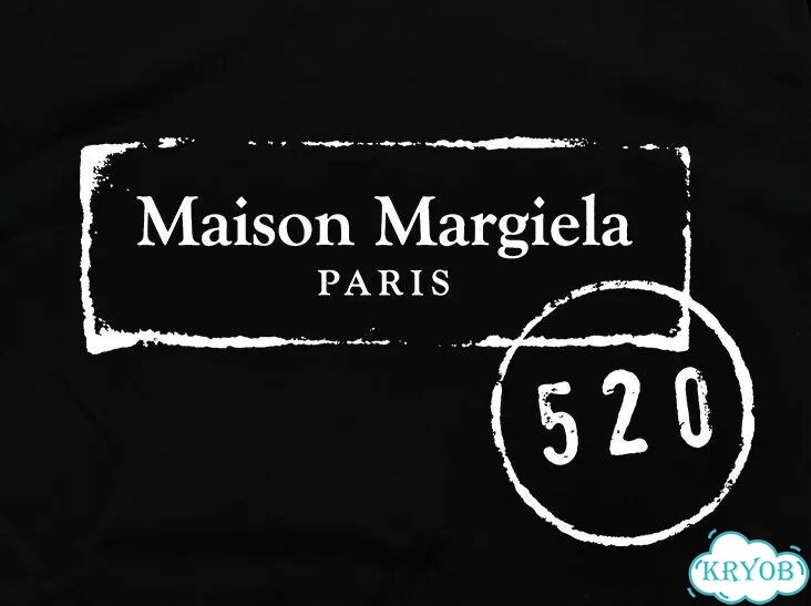 Лонгслив черный Maison Margiela Mason Majira ss25 520 logo print loose luxury archive unisex DAC0170 фото 2