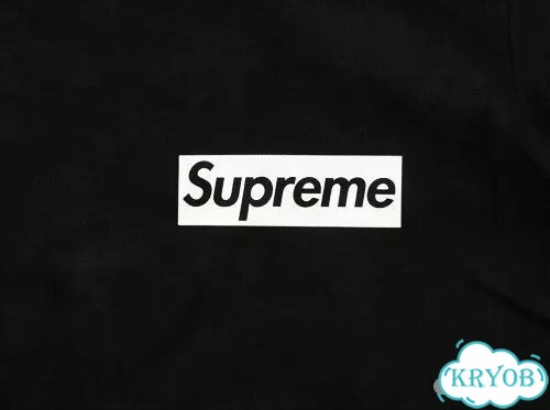 Футболка мужская Supreme черная spiral letter American trend short - streetwear vintage AC0231 фото 4
