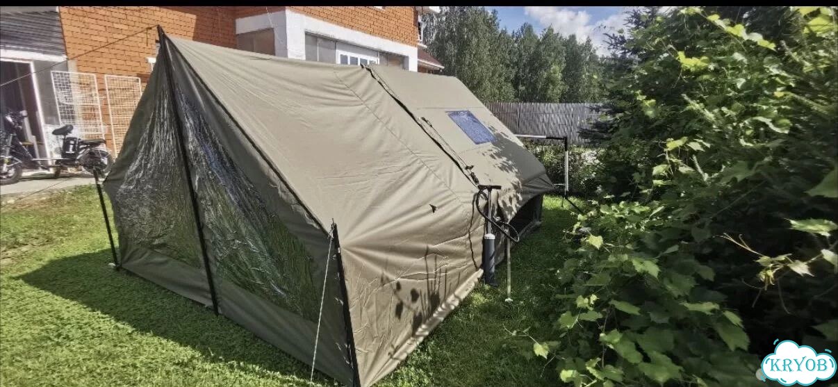 Палатка надувная LT 6+6.3 кв.м Oxford600D фото 2