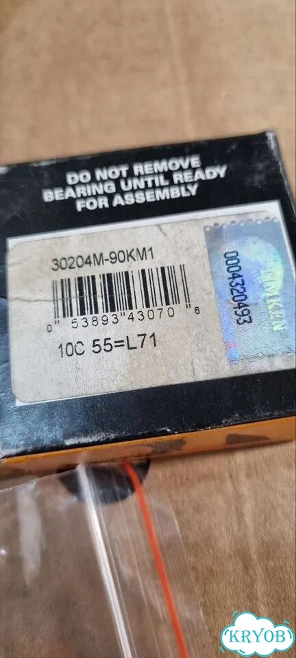 Подшипник 30204 (7204) timken 20х47х15,25 фото 7