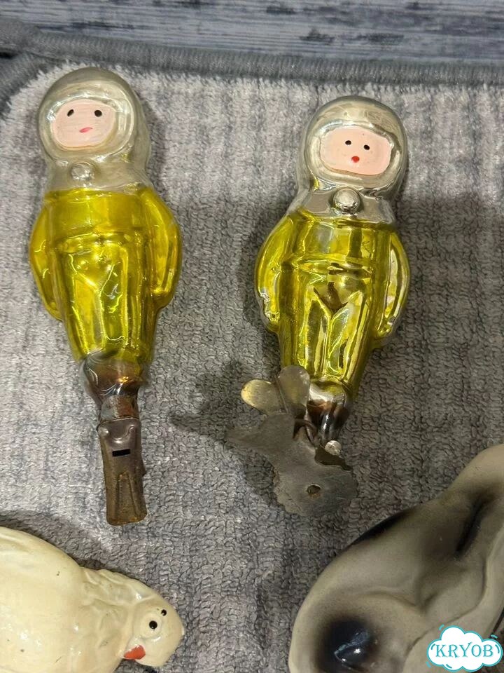 Елочные игрушки СССР на прищепке фото 6
