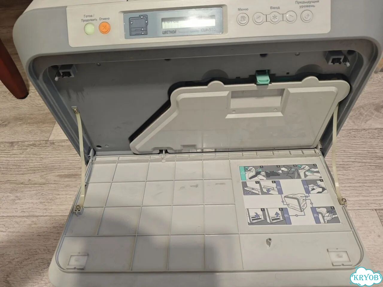 Цветной лазерный принтер samsung clp-510 фото 4