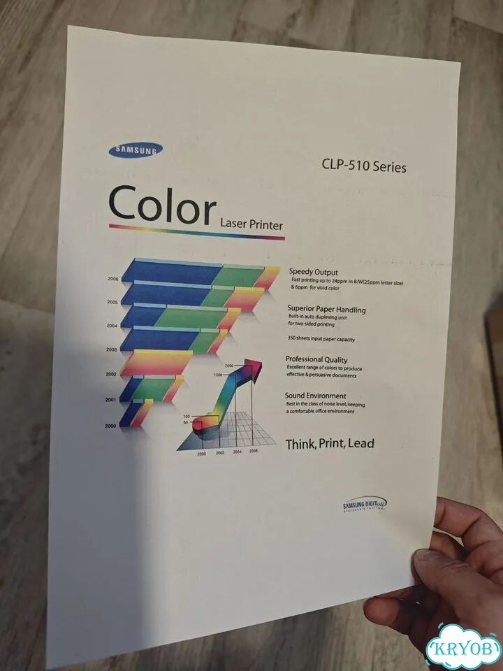 Цветной лазерный принтер samsung clp-510 фото 5