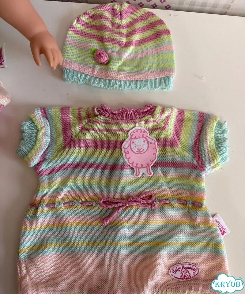 Baby annabell комплект одежды на куклу 43,46 см фото 5