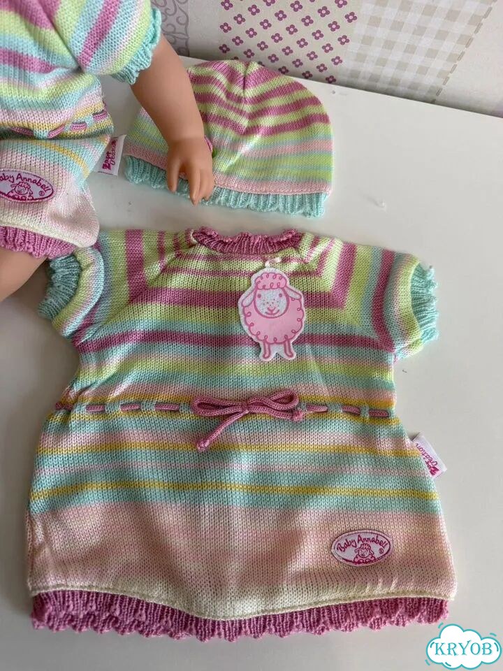 Baby annabell комплект одежды на куклу 43,46 см фото 6