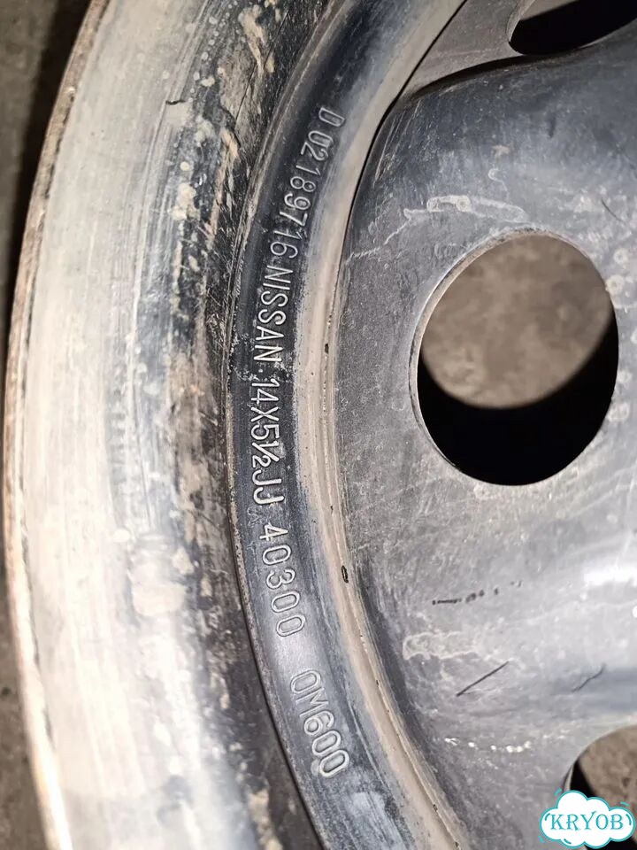 Штампованные диски Nissan 5.5×R14 4×100 фото 4