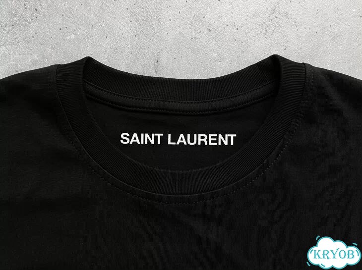 Футболка мужская черная Saint Laurent sweet dreams black shark streetwear vintage AC0195 фото 3