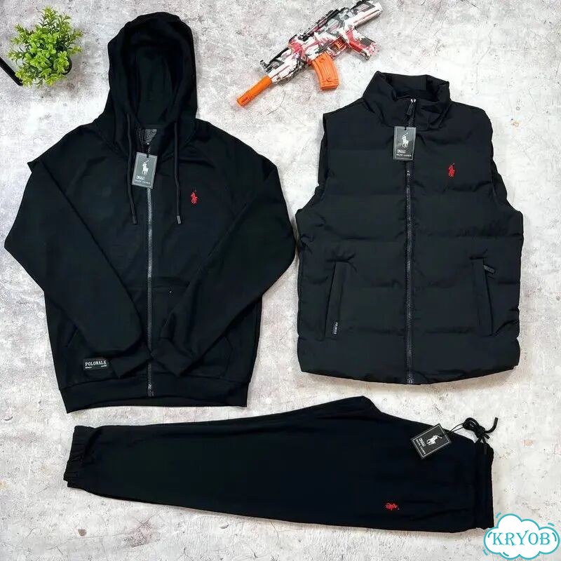 Спортивный костюм polo с жилеткой фото 1