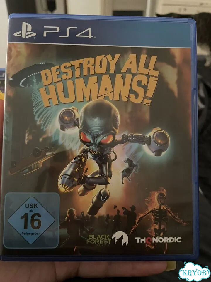 Диски на ps4 Destroy all Humans фото 1