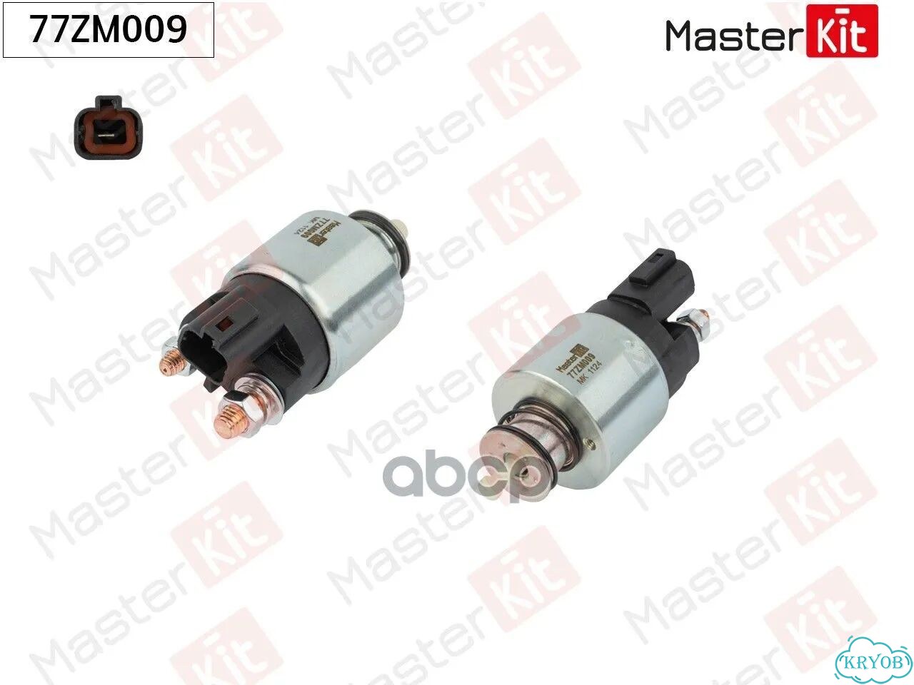 Реле втягивающее 77ZM009 MasterKit фото 1