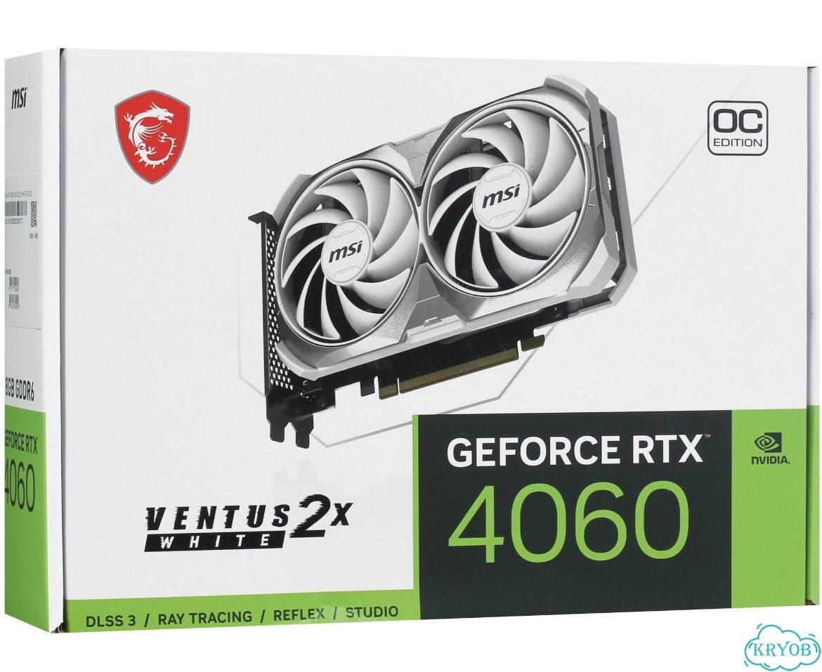 Видеокарта rtx 4060 белая фото 1