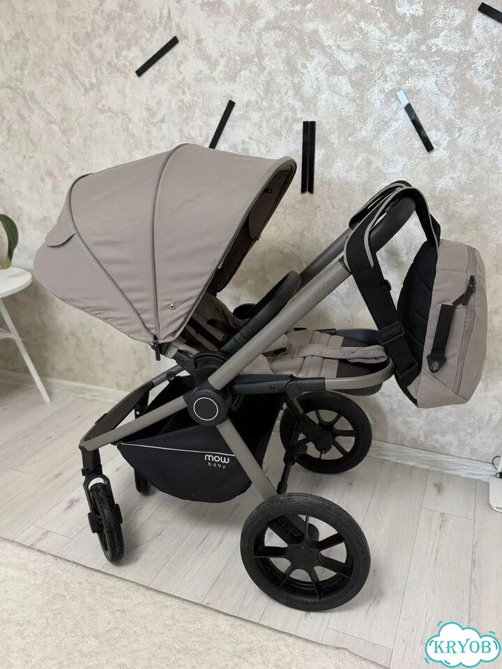 Коляска 3 в 1 mow baby zoom фото 5