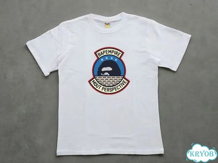 Футболка белая BapeEmpire Mout Perspective streetwear vintage unisex DAC0084 фото 1