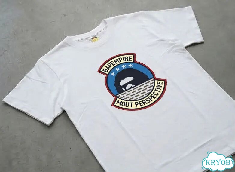 Футболка белая BapeEmpire Mout Perspective streetwear vintage unisex DAC0084 фото 2