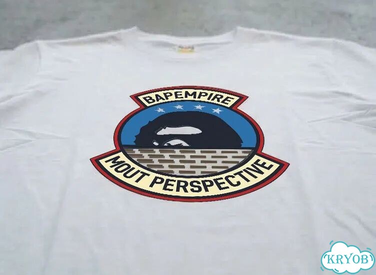 Футболка белая BapeEmpire Mout Perspective streetwear vintage unisex DAC0084 фото 3