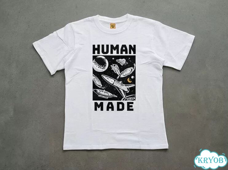 Футболка мужская Human Made белая Dry Space streetwear vintage AC0106 фото 1