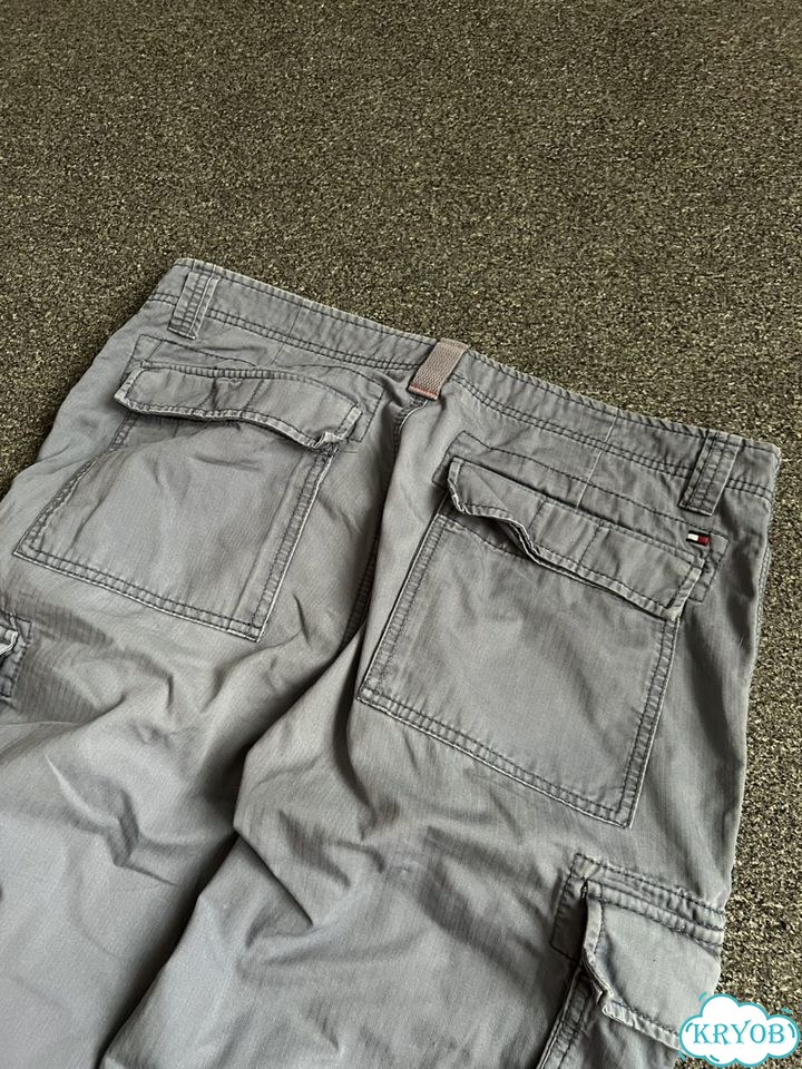 Винтажные карго шорты tommy hilfiger original фото 3