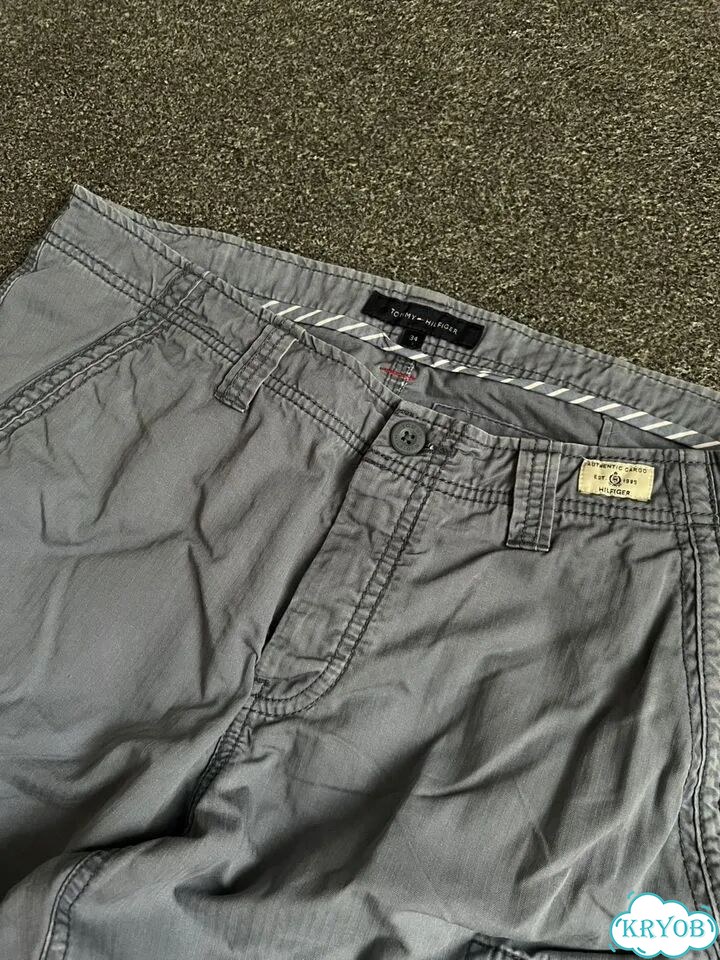 Винтажные карго шорты tommy hilfiger original фото 5