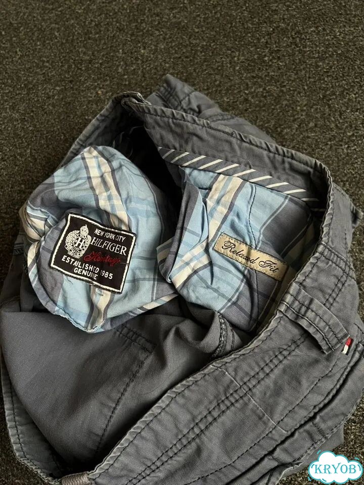 Винтажные карго шорты tommy hilfiger original фото 6