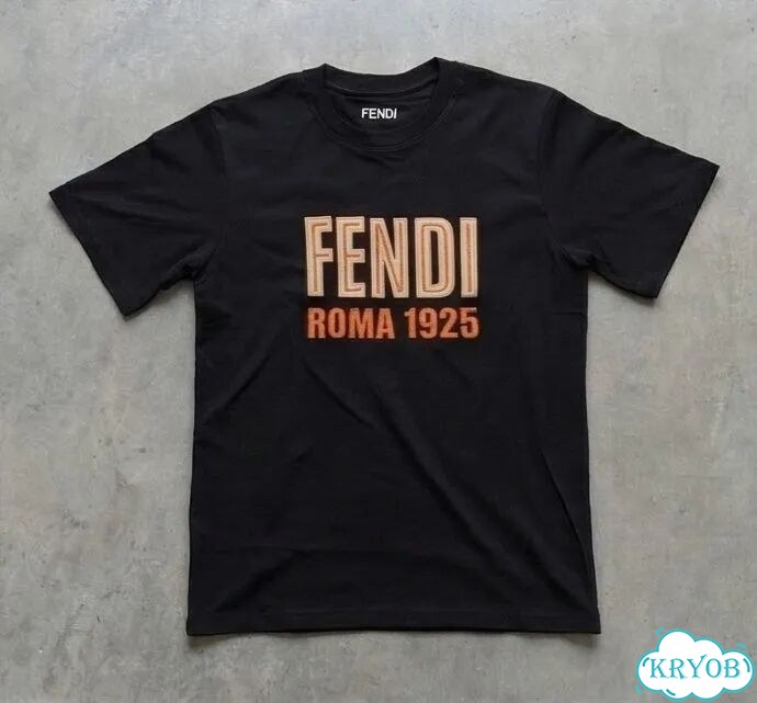 Футболка мужская белая Fendi Roma 1925 streetwear vintage AC0073 фото 1