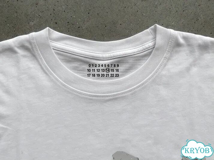 Футболка белая Maison Margiela ripped newspaper logo luxury archive unisex DAC0171 фото 3
