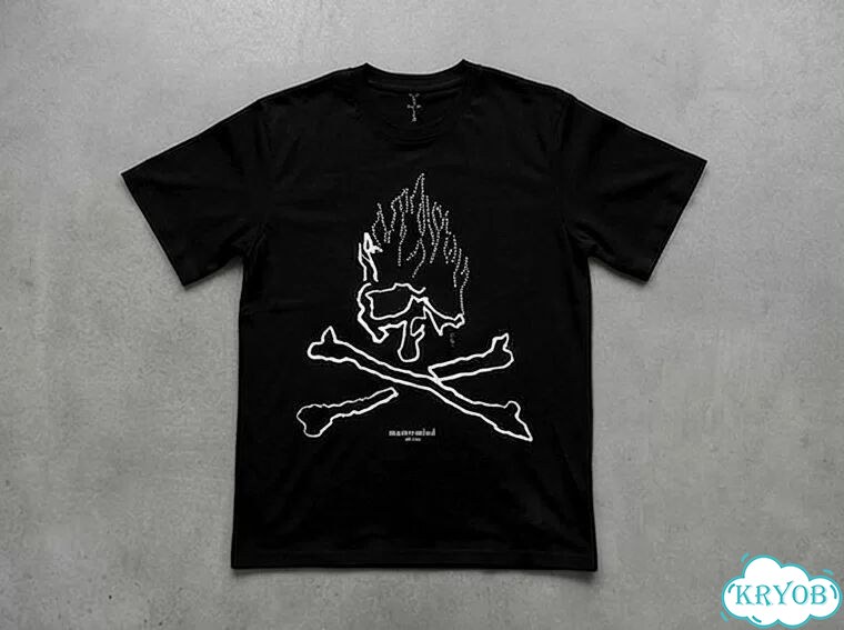 Футболка черная Master Mind and Cactus Jack Travis Scott streetwear vintage unisex DAC0135 фото 1