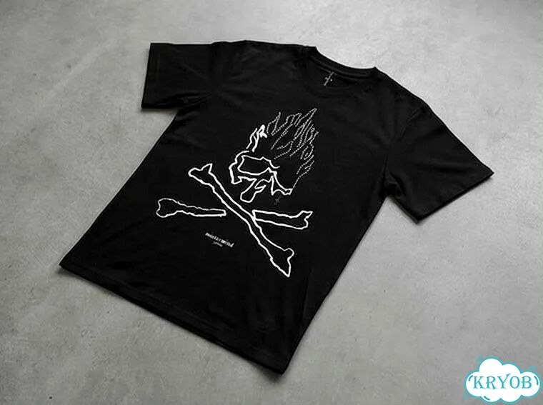 Футболка черная Master Mind and Cactus Jack Travis Scott streetwear vintage unisex DAC0135 фото 2