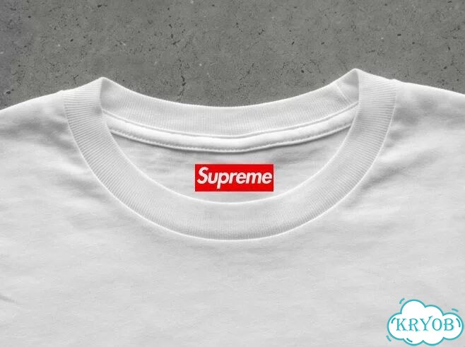Футболка мужская Supreme белая Dynamite Arc Logo Tee Acid Yellow SS19 streetwear vintage AC0196 фото 3