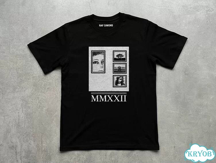Футболка мужская черная Raf Simons AW05-06 Poltergeist mmxxii streetwear vintage AC0178 фото 1