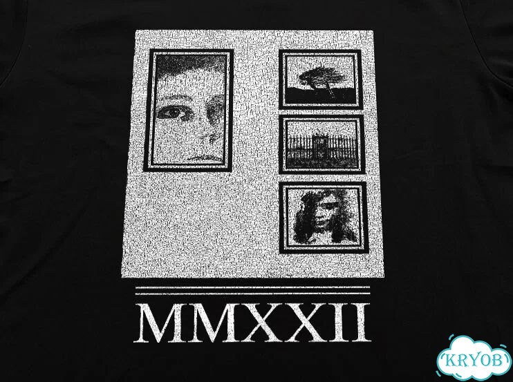 Футболка мужская черная Raf Simons AW05-06 Poltergeist mmxxii streetwear vintage AC0178 фото 2