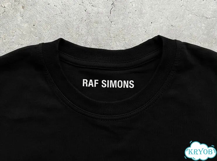 Футболка мужская черная Raf Simons AW05-06 Poltergeist mmxxii streetwear vintage AC0178 фото 3