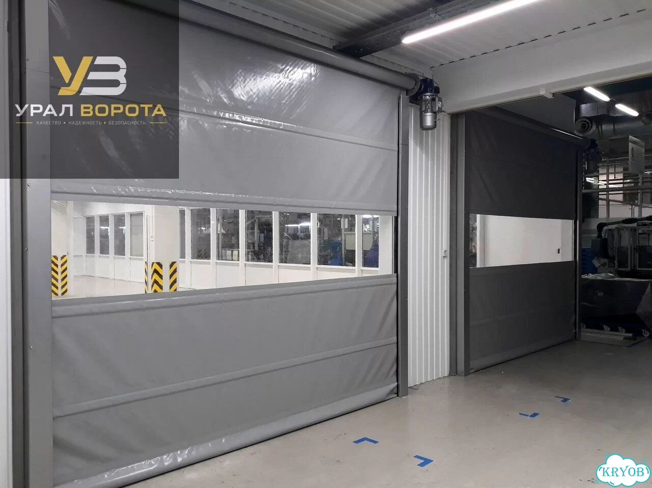Пвх ворота для цехов фото 7