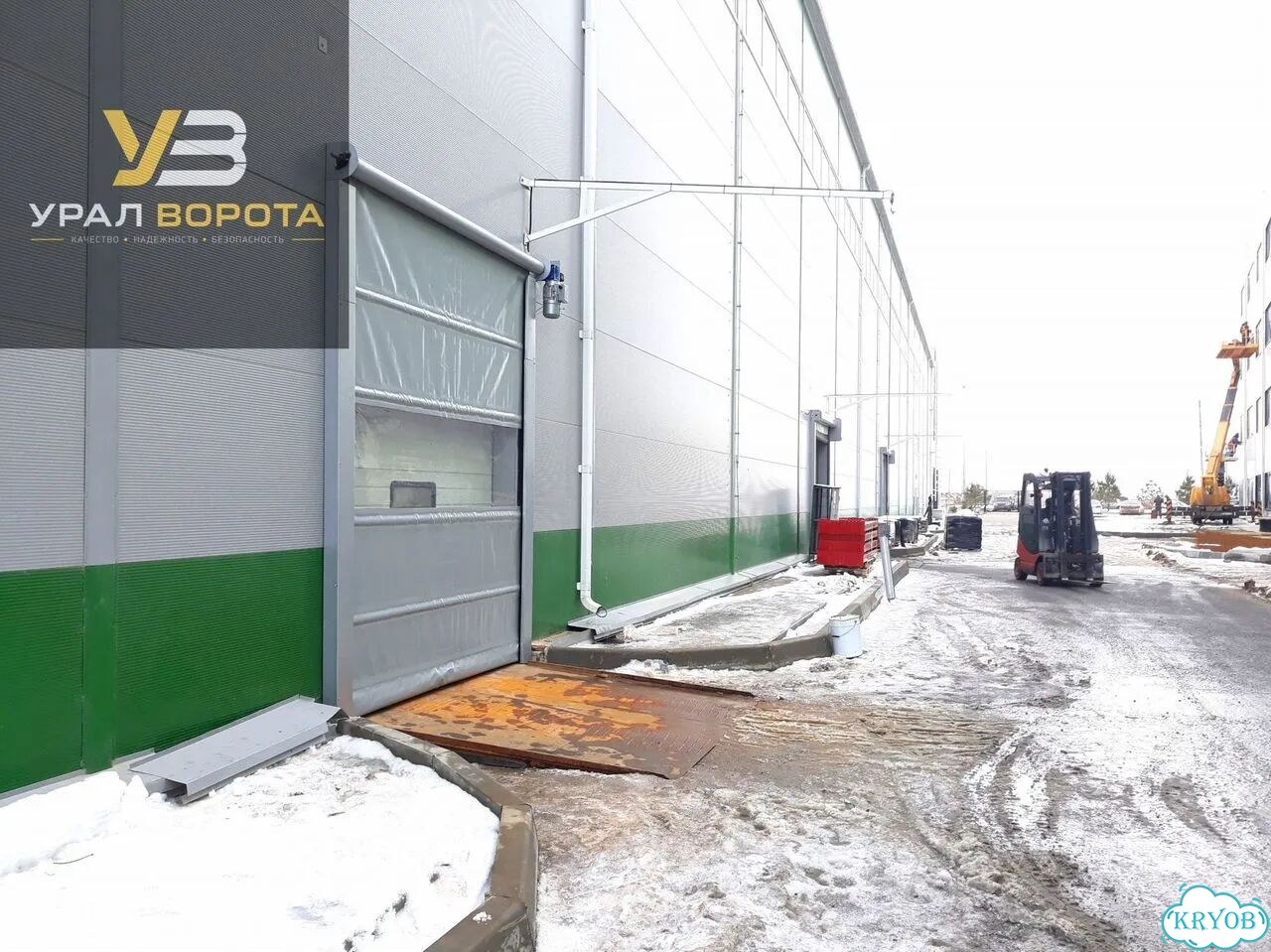 Пвх ворота для производств фото 9