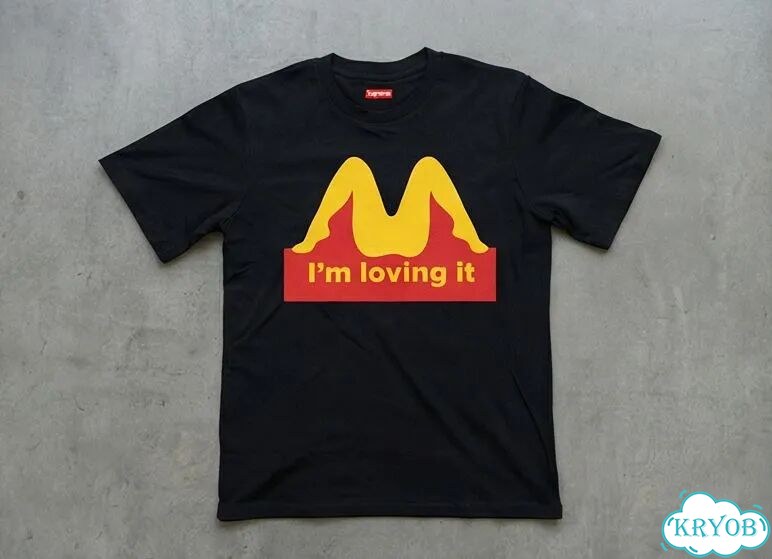 Футболка черная Supreme I am loving it streetwear vintage unisex DAC0014 фото 1