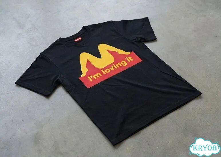 Футболка черная Supreme I am loving it streetwear vintage unisex DAC0014 фото 2