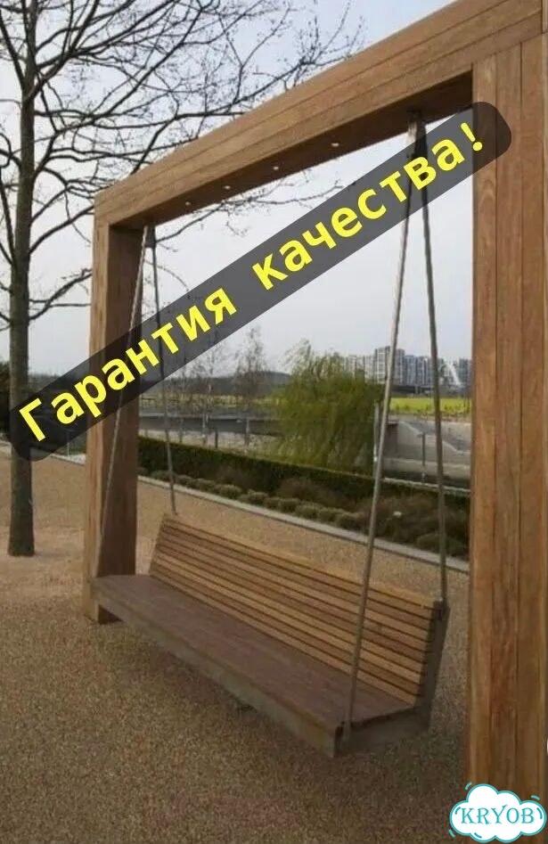 Качели парковые, дворовые фото 8