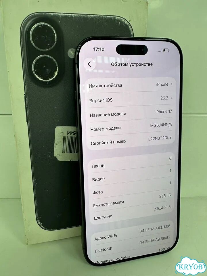 iPhone 17, 256 ГБ, SIM + eSIM фото 2