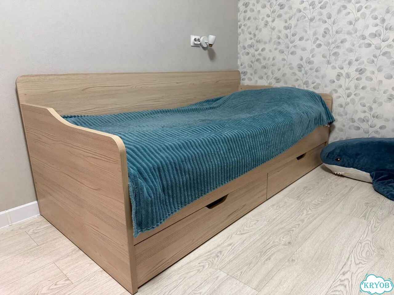 Кровать односпальная 90×200 Rimini Шатура фото 1