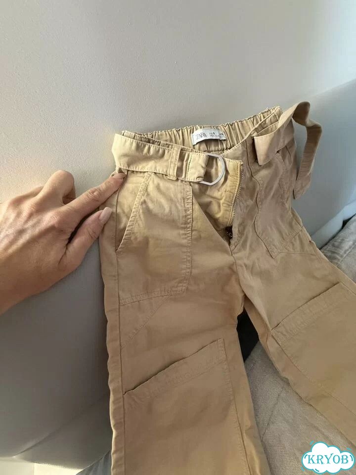 Брюки для девочки zara 116 фото 3