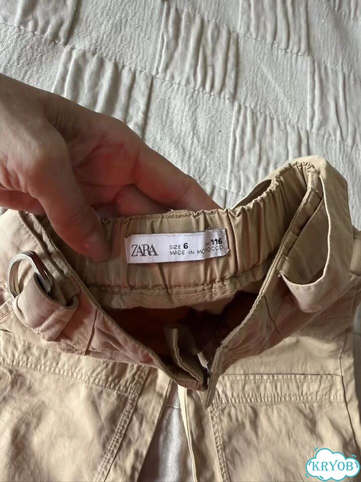 Брюки для девочки zara 116 фото 4